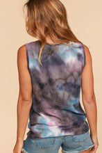 Load image into Gallery viewer, Tie Dye Waffle Weave Tank
