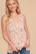 Load image into Gallery viewer, Paisley Floral Print Tank
