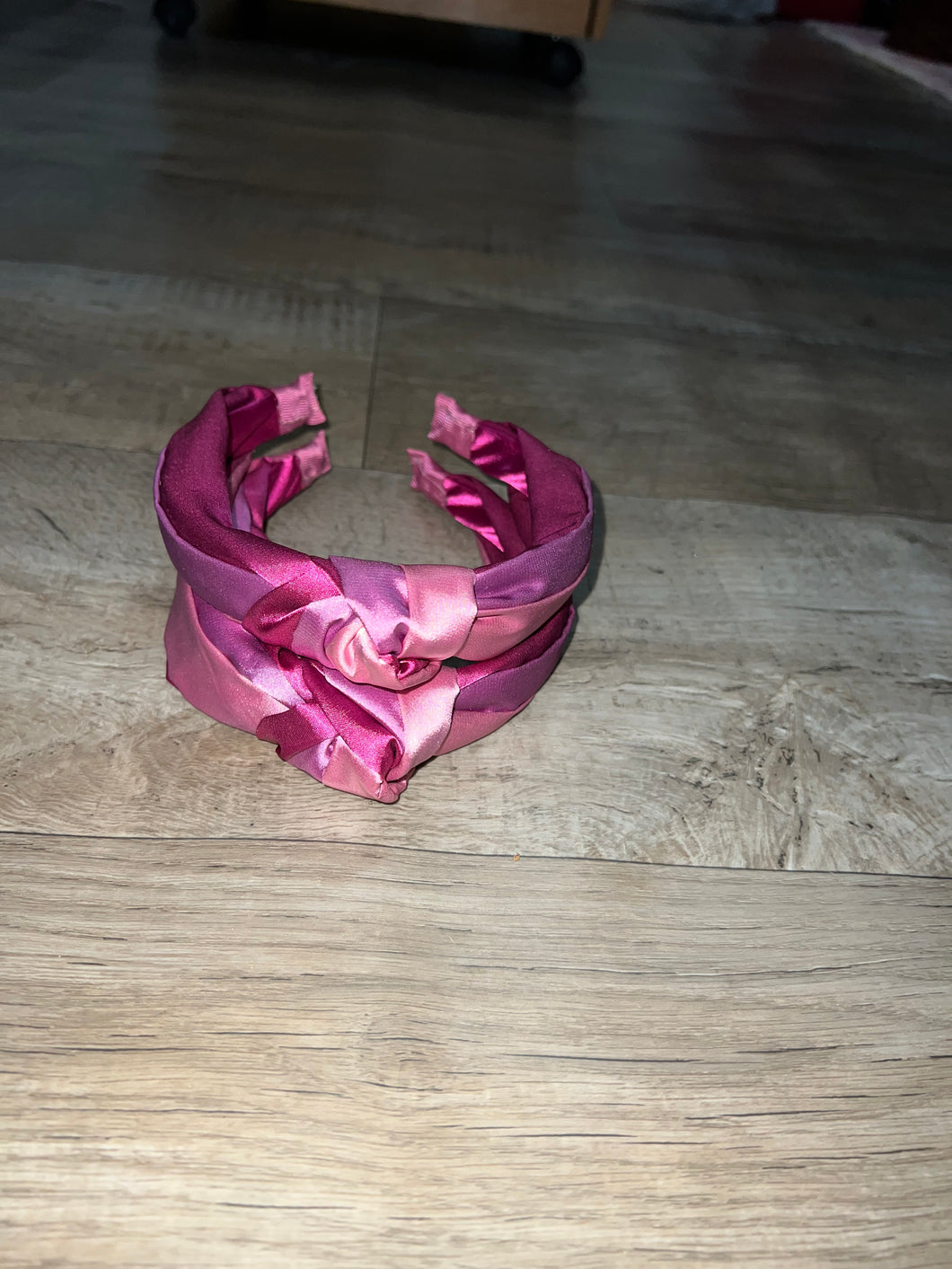 Pink/Purple Silk Knot Headband