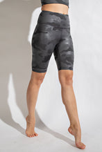 Load image into Gallery viewer, Charcoal Camo Metallic Workout Set
