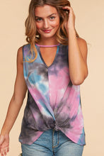 Load image into Gallery viewer, Tie Dye Waffle Weave Tank
