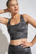 Load image into Gallery viewer, Charcoal Camo Metallic Workout Set
