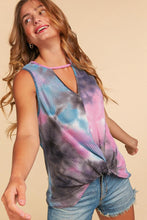 Load image into Gallery viewer, Tie Dye Waffle Weave Tank
