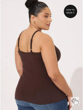 Load image into Gallery viewer, Dark Chocolate Brown Ribbed Halter Tank
