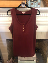 Load image into Gallery viewer, Burgundy Layering Tank
